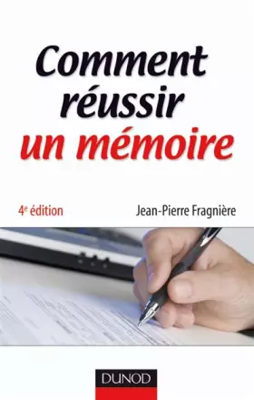 Couverture du produit · Comment réussir un mémoire
