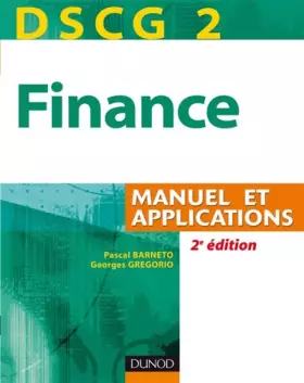 Couverture du produit · Finance DSCG 2 : Manuel et applications