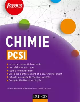 Couverture du produit · Chimie PCSI