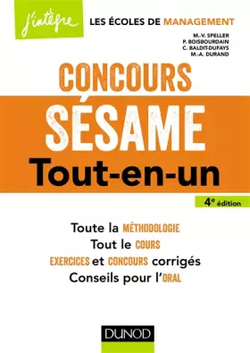 Couverture du produit · Concours Sésame - 4e éd. - Tout-en-un
