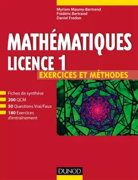 Couverture du produit · Mathématiques Licence 1 - Exercices et méthodes