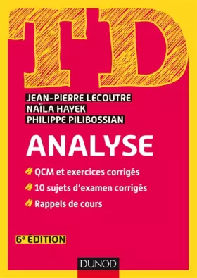 Couverture du produit · TD Analyse - 6e éd.