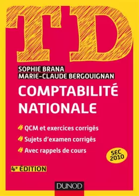 Couverture du produit · TD - Comptabilité nationale - 4e éd.