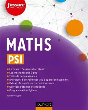 Couverture du produit · Maths PSI