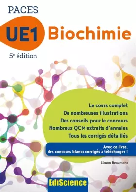 Couverture du produit · PACES UE1 Biochimie - 5e éd.