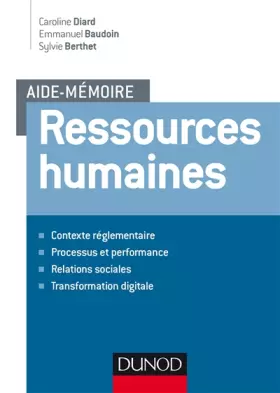 Couverture du produit · Aide mémoire - Ressources humaines