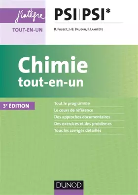 Couverture du produit · Chimie tout-en-un PSI-PSI* - 3ed