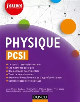 Couverture du produit · Physique PCSI