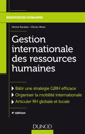 Couverture du produit · Gestion internationale des ressources humaines - 4e éd.