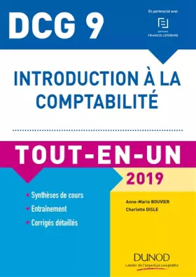 Couverture du produit · DCG 9 - Introduction à la comptabilité 2019 - Tout-en-Un