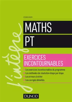 Couverture du produit · Maths PT - Exercices incontournables