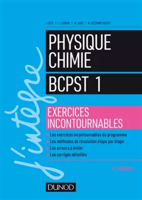 Couverture du produit · Physique-Chimie BCPST 1 - Exercices incontournables