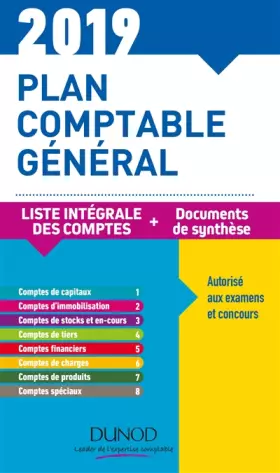 Couverture du produit · Plan comptable général 2019 - 23e éd. - Plan de comptes & documents de synthèse: Plan de comptes & documents de synthèse (déplia