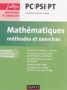 Couverture du produit · Mathématiques Méthodes et Exercices PC-PSI-PT - nouveau programme 2014