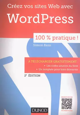 Couverture du produit · Créez vos sites Web avec WordPress