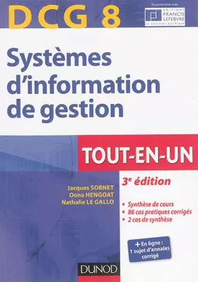 Couverture du produit · DCG 8 - Systèmes d'information de gestion - 3e éd. - Tout-en-Un