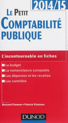 Couverture du produit · Le Petit Comptabilité publique 2014/2015