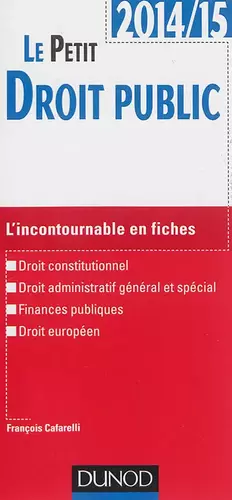 Couverture du produit · Le petit Droit public 2014/2015