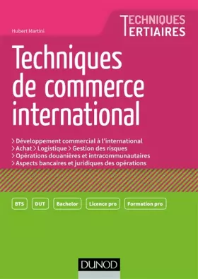 Couverture du produit · Techniques de Commerce international