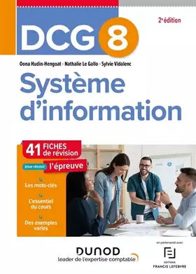 Couverture du produit · DCG 8 Système d'information - Fiches de révision - 2e éd.