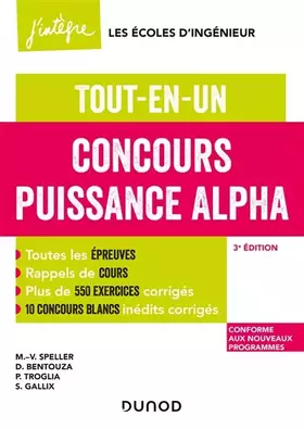 Couverture du produit · Concours Puissance Alpha - 3e éd.: Tout-en-un