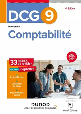 Couverture du produit · DCG 9 - Comptabilité - Fiches - 4e éd.