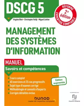 Couverture du produit · DSCG 5 Management des systèmes d'information - Manuel - 2e éd.
