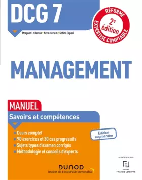 Couverture du produit · DCG 7 Management - Manuel - 2e éd.