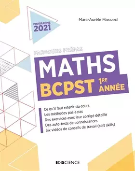 Couverture du produit · Maths BCPST 1re année