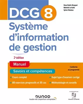 Couverture du produit · DCG 8 Systèmes d'information de gestion - Manuel - 2e éd.
