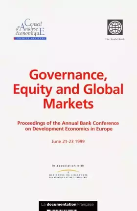 Couverture du produit · Governance, Equity And Global Markets