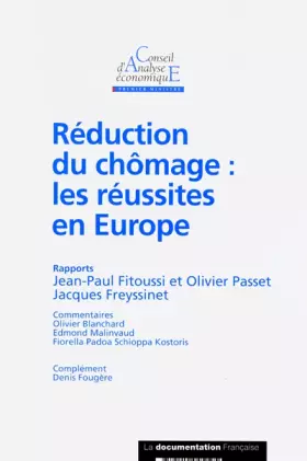 Couverture du produit · Réduction du chômage : les réussites en Europe