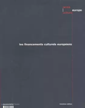Couverture du produit · Financements culturels européens