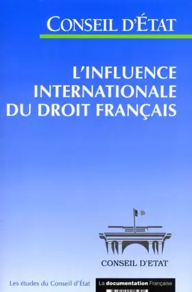 Couverture du produit · L'influence internationale du droit français