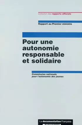 Couverture du produit · Pour Une Autonomie Responsable Et Solidaire