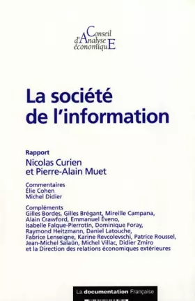 Couverture du produit · La société de l'information