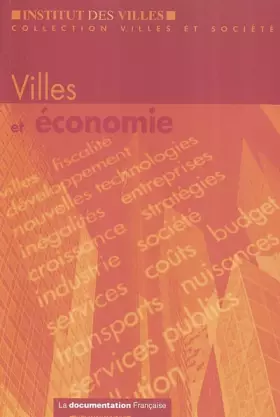 Couverture du produit · Villes et économie