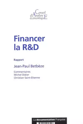 Couverture du produit · Financer la R&D