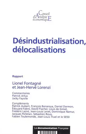 Couverture du produit · Désindustrialisation, délocalisations (Rapport du CAE n.55)