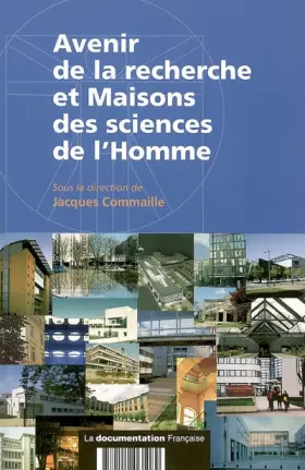 Couverture du produit · Avenir de la recherche et Maisons des sciences de l'Homme