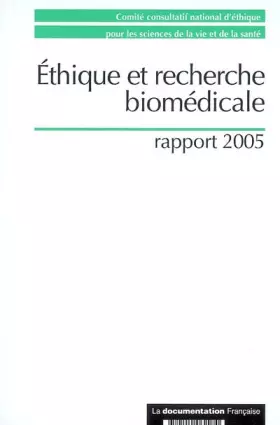 Couverture du produit · Ethique et recherche biomédicale