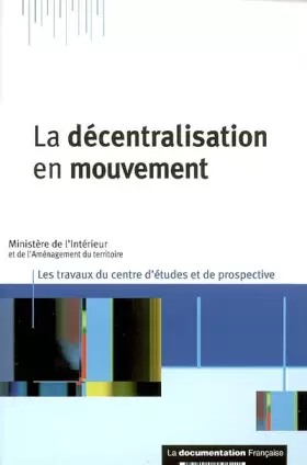 Couverture du produit · La décentralisation en mouvement