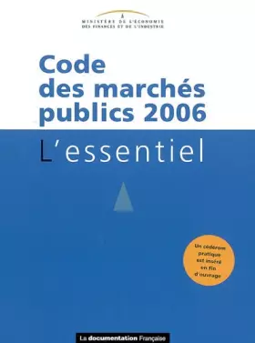 Couverture du produit · Code des marchés publics (1Cédérom)