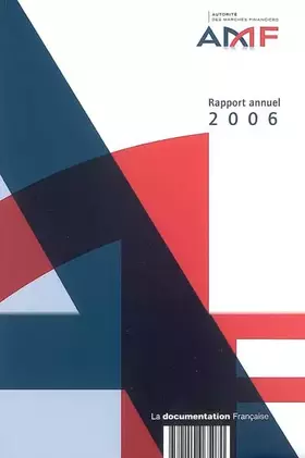 Couverture du produit · Autorité des marchés financiers: Rapport annuel 2006