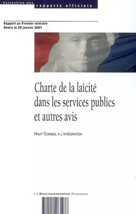 Couverture du produit · Charte de la laïcite dans les services publics et autres avis