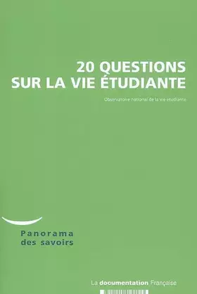 Couverture du produit · 20 questions sur la vie étudiante