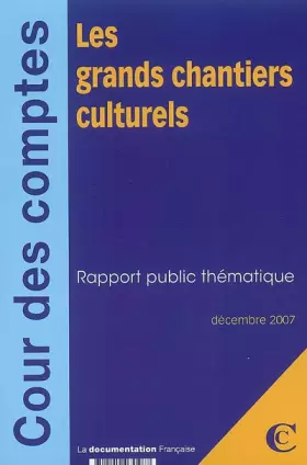 Couverture du produit · Les grands chantiers culturels