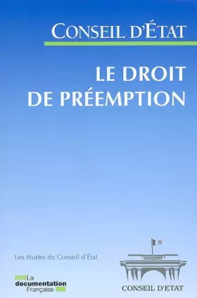 Couverture du produit · Le droit de préemption