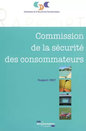 Couverture du produit · Commission de la sécurite des consommateurs