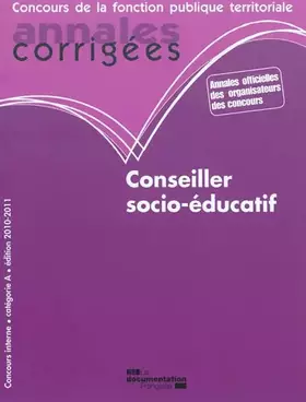 Couverture du produit · Annales corrigées n 15 conseiller socio-éducatif